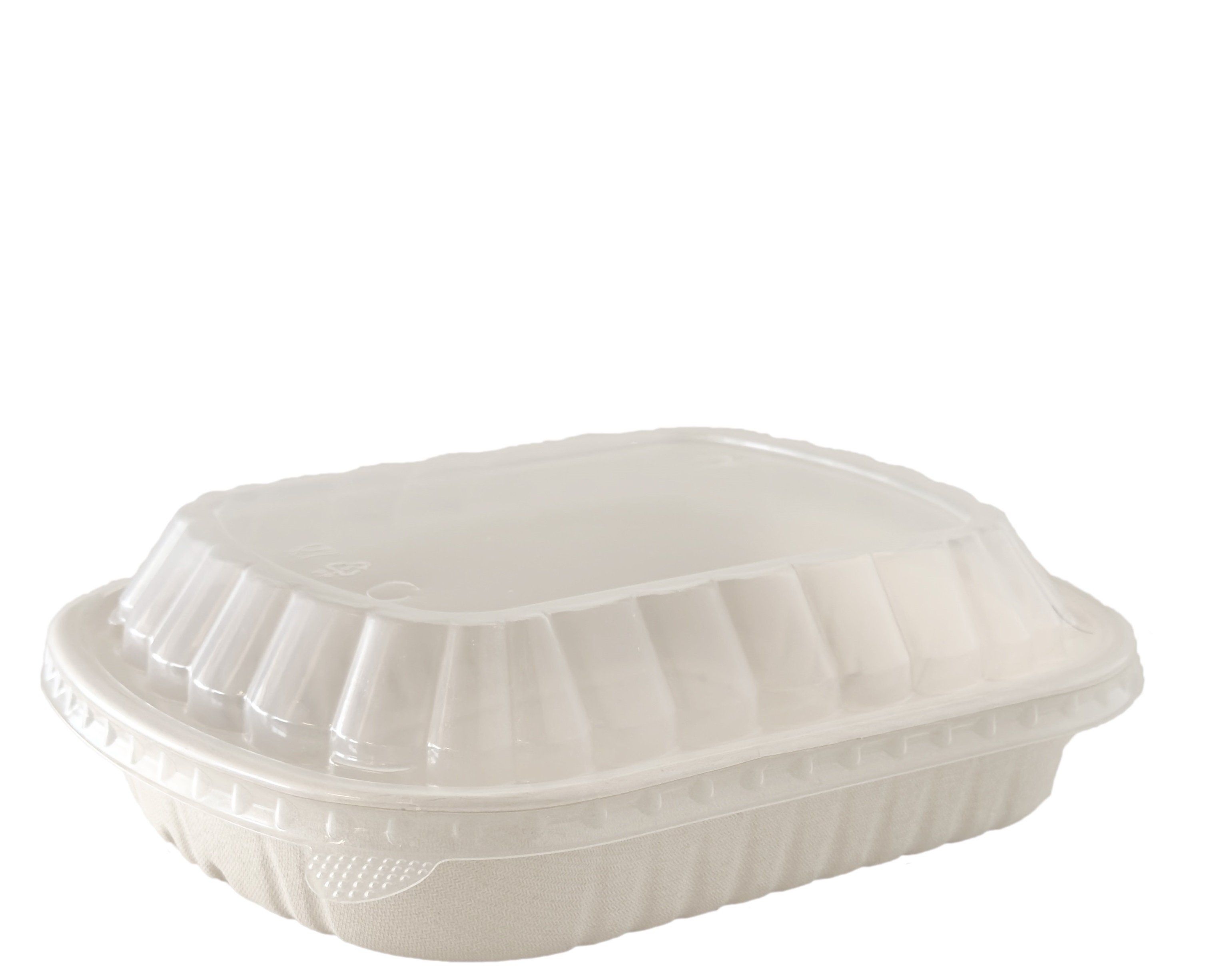 B4636 وعاء باغاس مستطيل 32أنز +غطاءPP