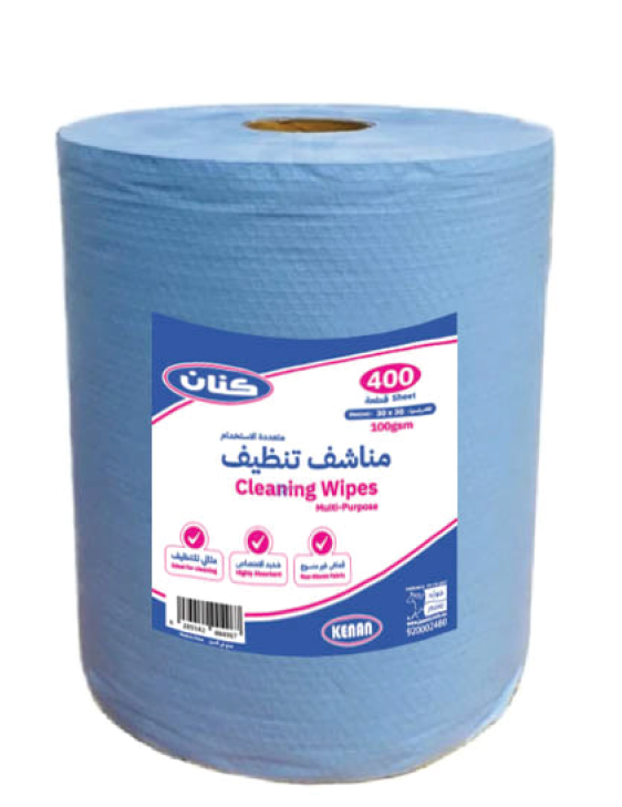 مناشف تنظيف متعددة الاستخدام أزرق 100جرام