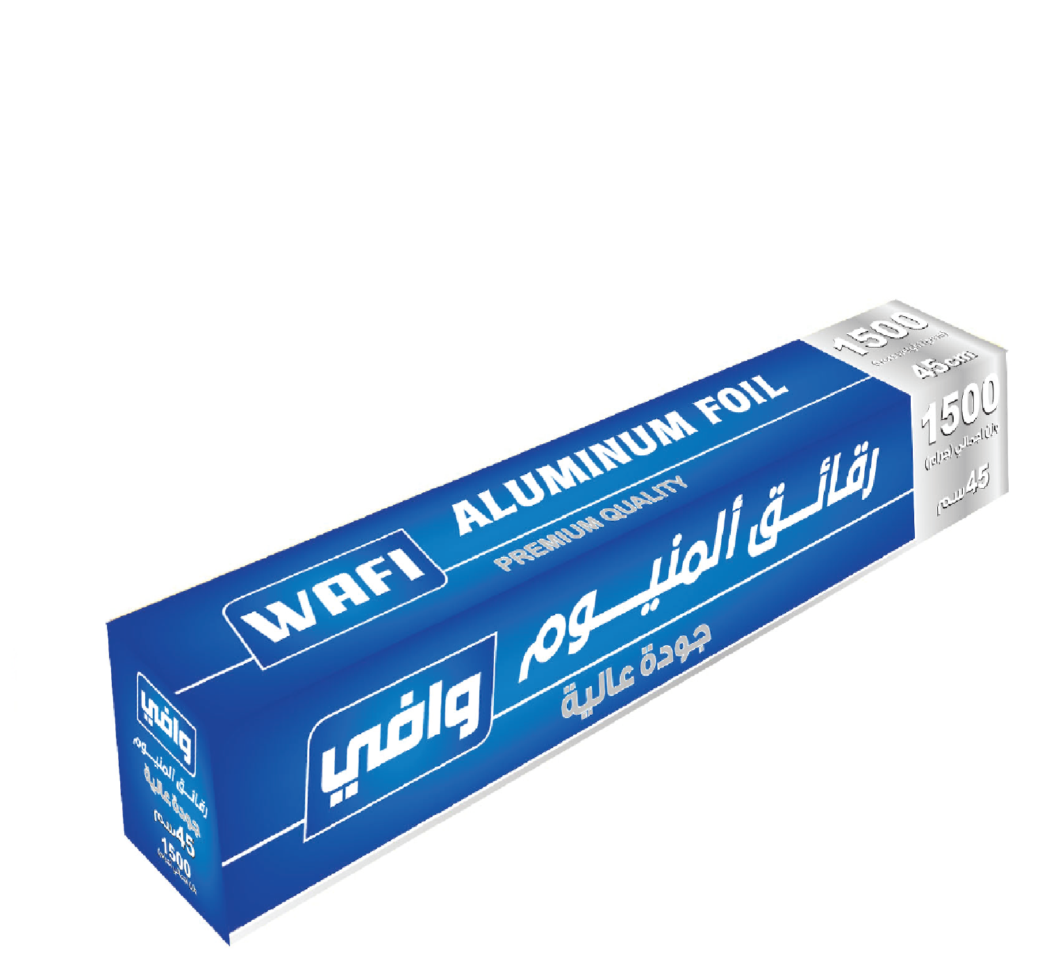 رقائق ألمنيوم وافي 45سم × 1500جرام