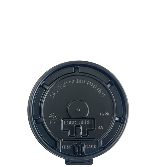 BTL90 غطاء بلاستيك أسود 12أنز - 90مم