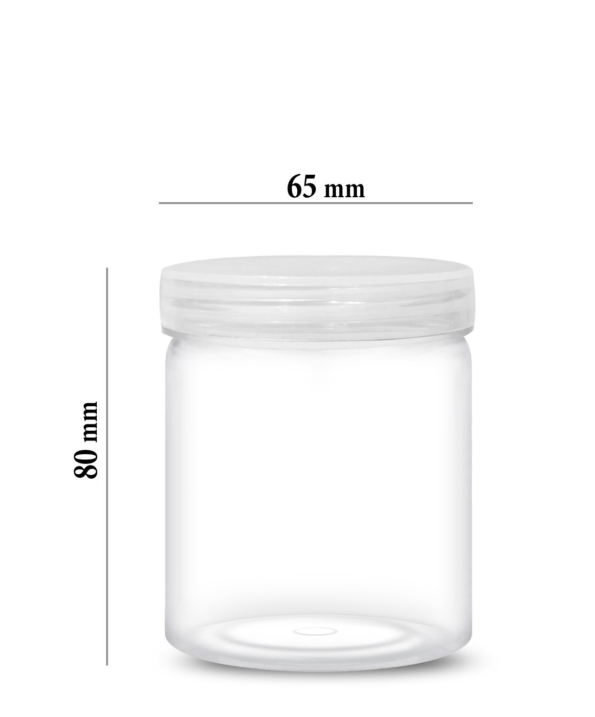 وافي 6580 برطمانPET مع غطاء PP شفاف 175مل